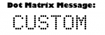 Custom Digit Dot Matrix NTP Display Format