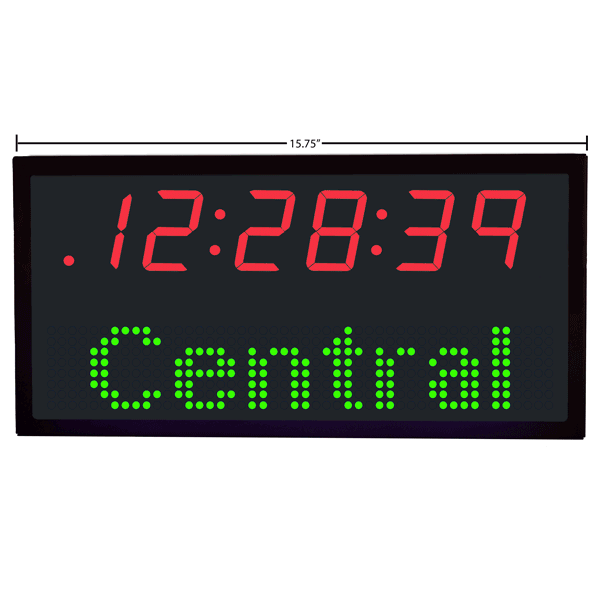 268 poe dot matrix 2 row clock