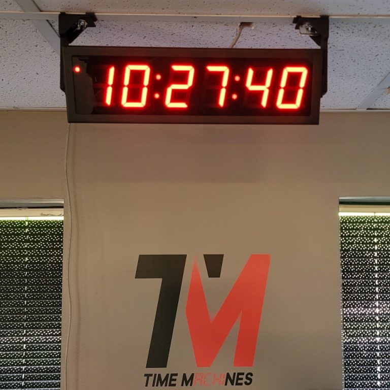 T-Track ceiling mounts for 2" digital clocks