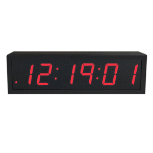 NTP PoE and WiFi Clocks/Timers 2" x 6 digit poe network clock