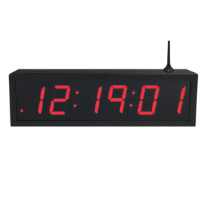 NTP PoE and WiFi Clocks/Timers 2" x 6 digit wifi network clock