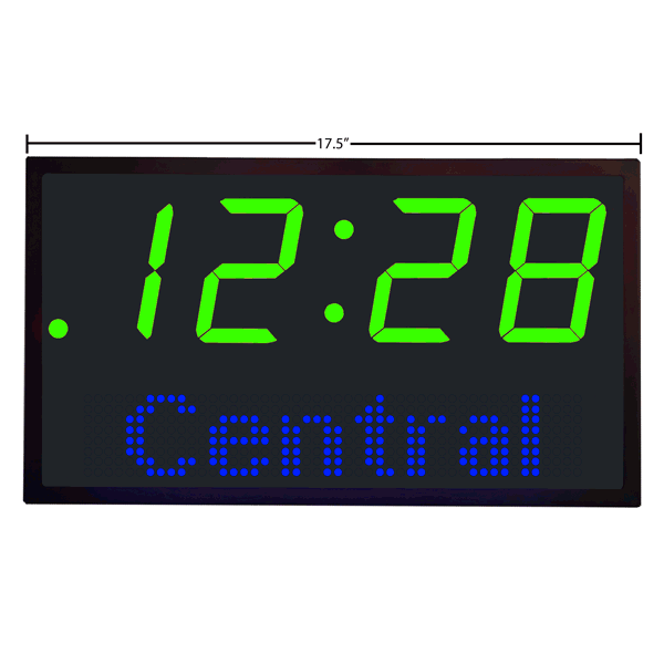 448 poe 2 row network clock