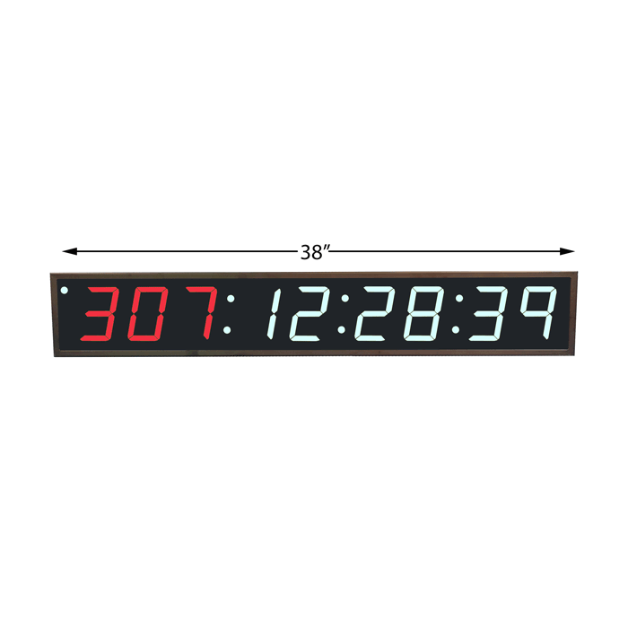 NTP PoE and WiFi Clocks/Timers 9 digit poe network clock