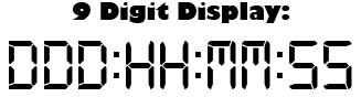 9 Digit NTP Display Format