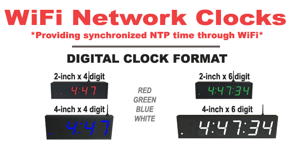 WiFi Network Clocks Application