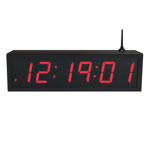 Image for NTP WiFi Clock Timer, RGB, 6 Digits, Small Display