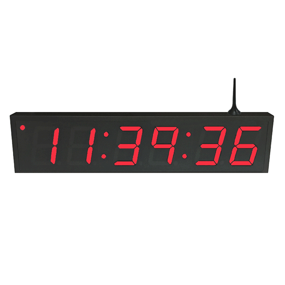 Image for NTP WiFi Clock Timer, RGB, 6 Digits, Large Display