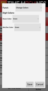 TM-Timer Presentation Program Edit Colors Options