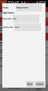 TM-Timer Tabata Program Edit Colors Options