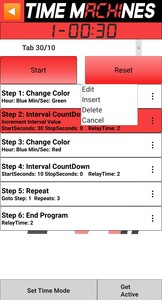 TM-Timer Tabata Program Edit Step Options