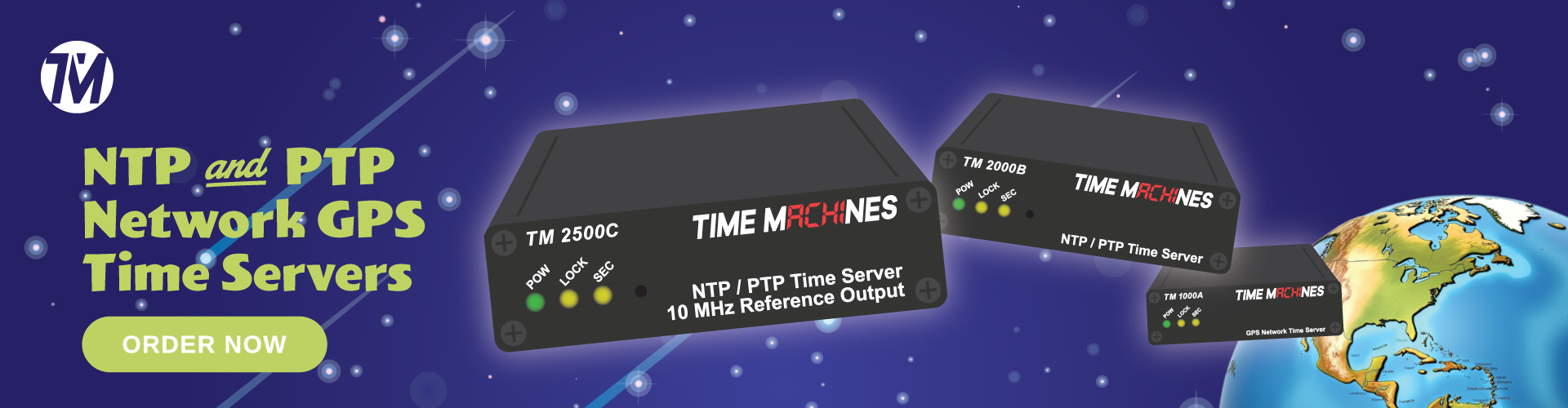 gps time server web banner