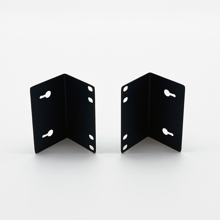 2 ear rack mount metal brackets for hanging network clocks