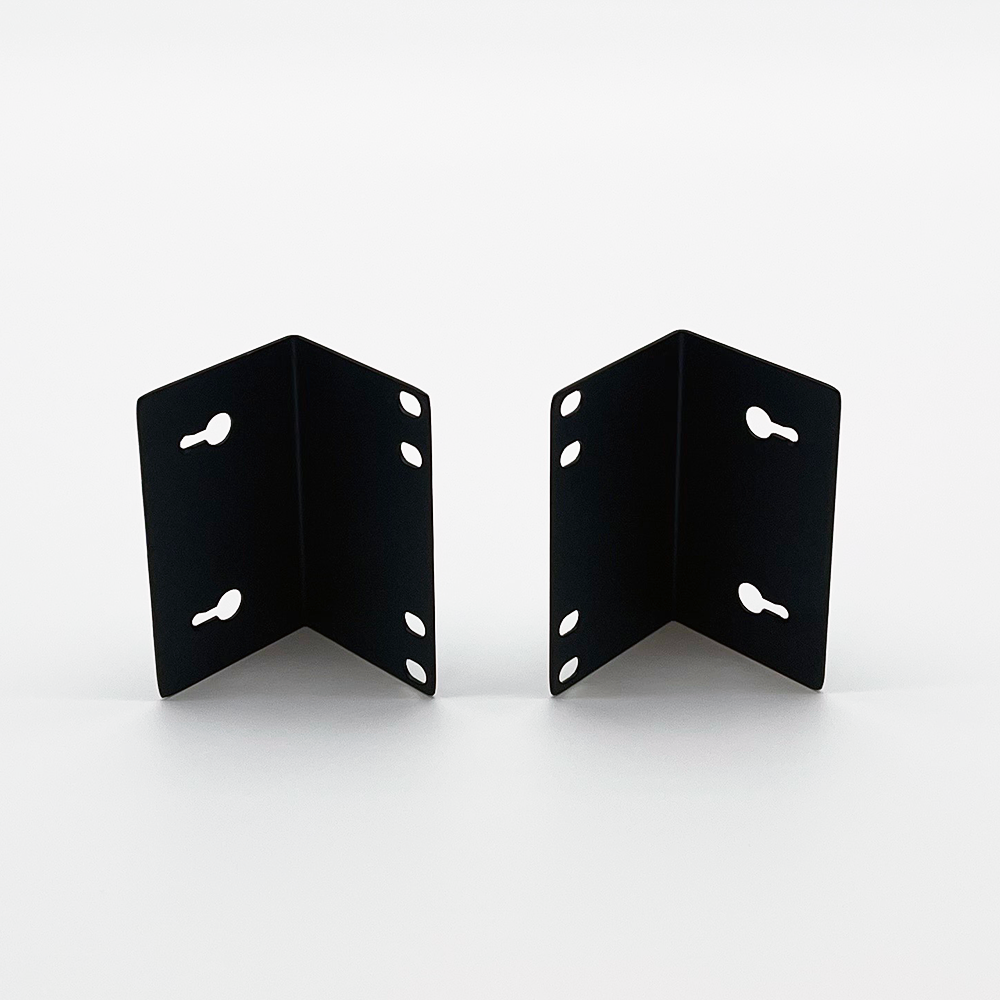 2 ear rack mount metal brackets for hanging network clocks